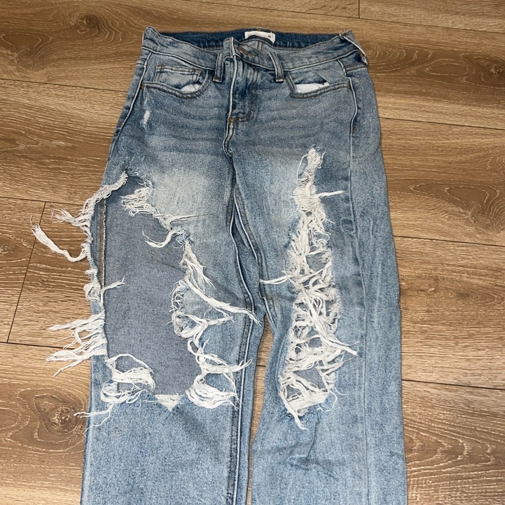 boyfriend jeans mid rise